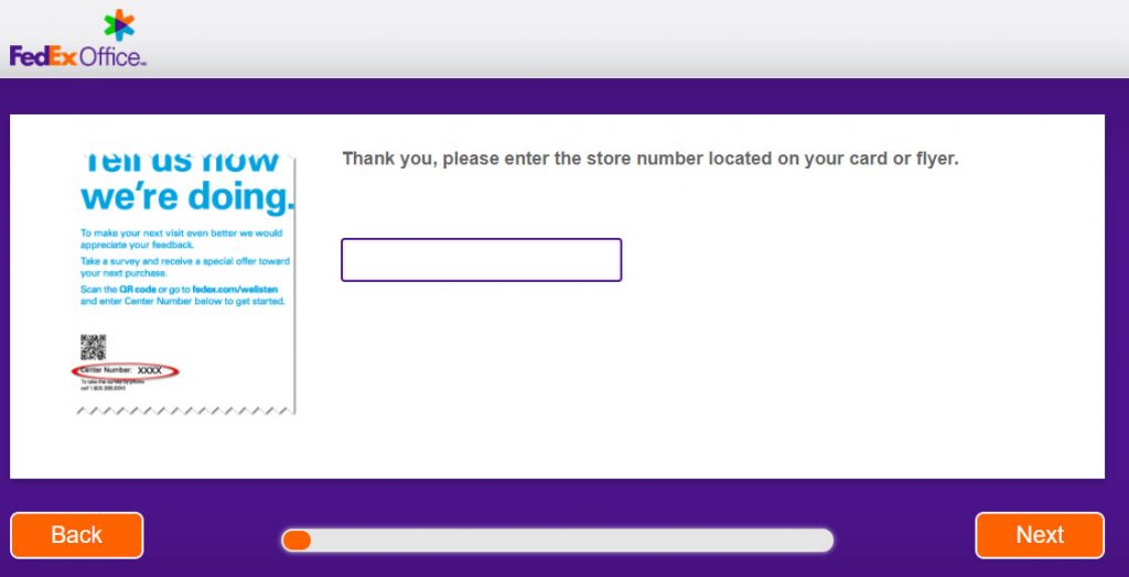 FedEx survey without receipt Image