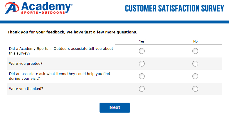 academy feedback survey questions image