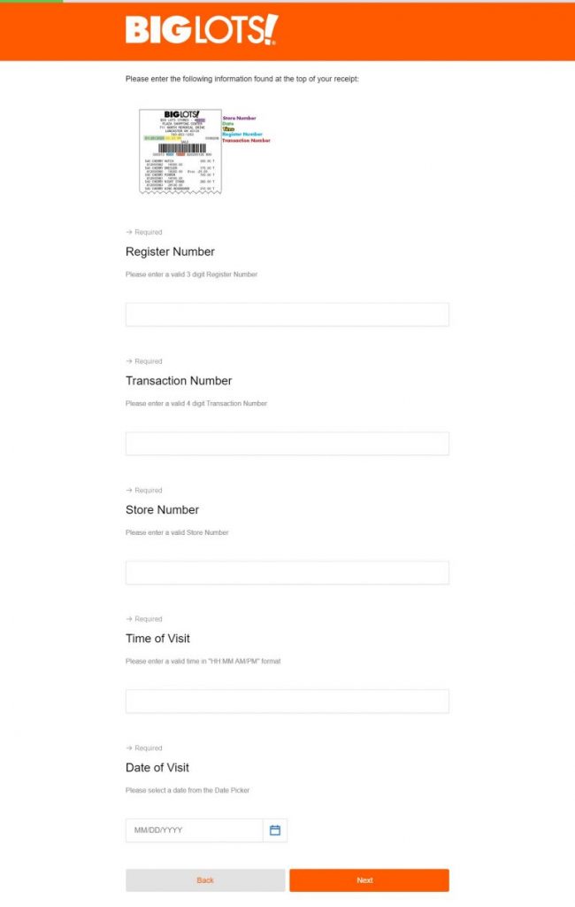 biglotssurvey with purchase details image