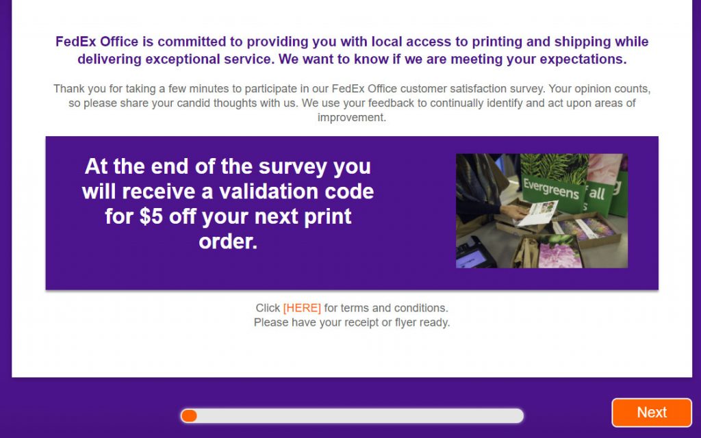 fedex welisten survey terms image