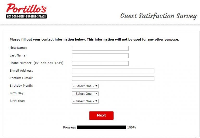 Give Portillo's Feedback Free Coupon Code