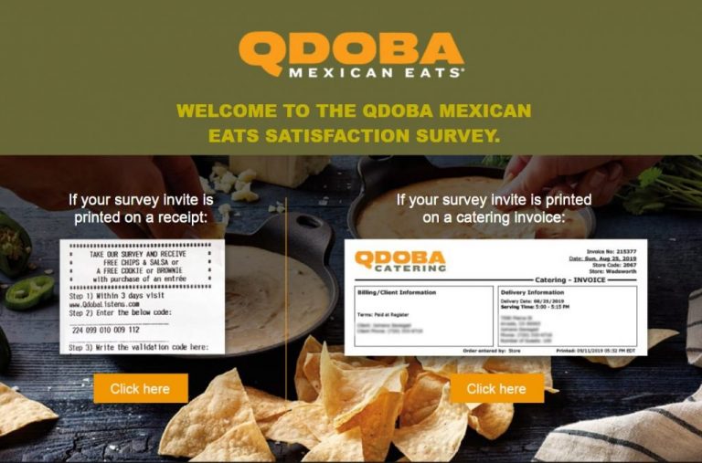 Qdobalistens Enter Qdoba Survey & Get Free Chips Curves Information