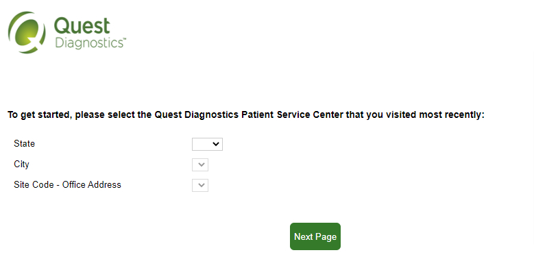 quest diagnostics survey patient service center Image