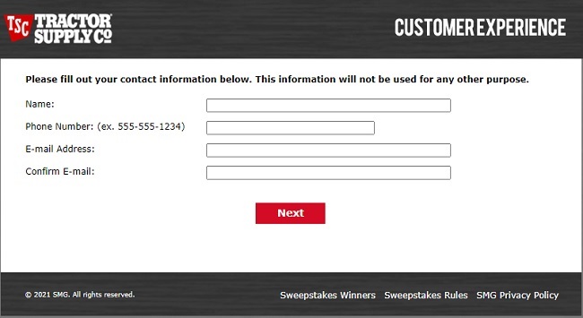 tractor supply customer feedback contact details image