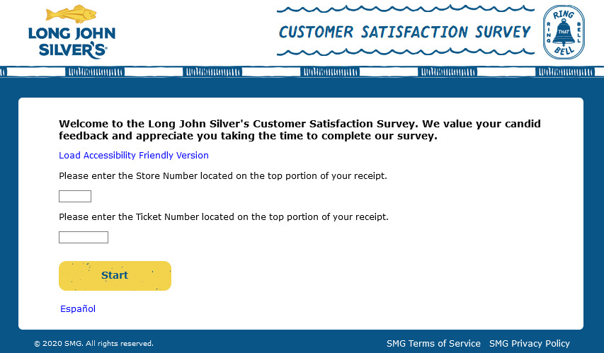 www.mylongjohnsilversexperience.com survey entry image