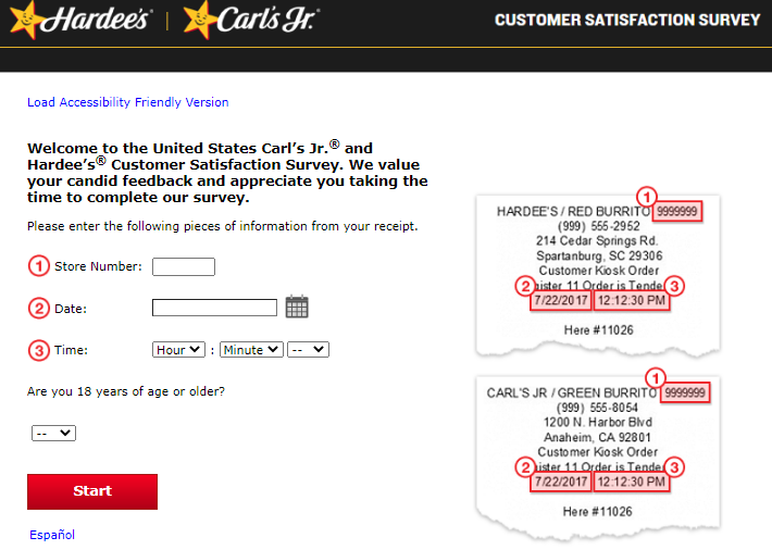 TellHappyStar Receipt and Age Details Image