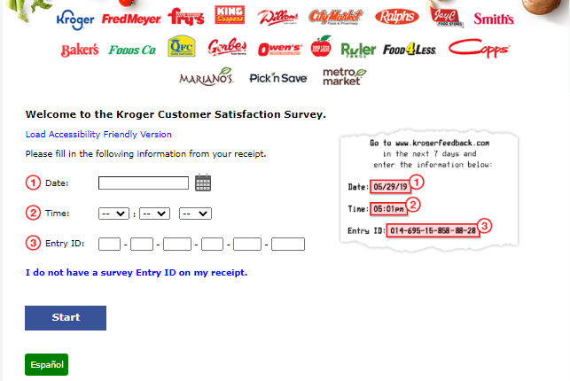 krogerfeedback.com survey image