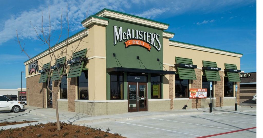 McAlister's Deli Menu Image